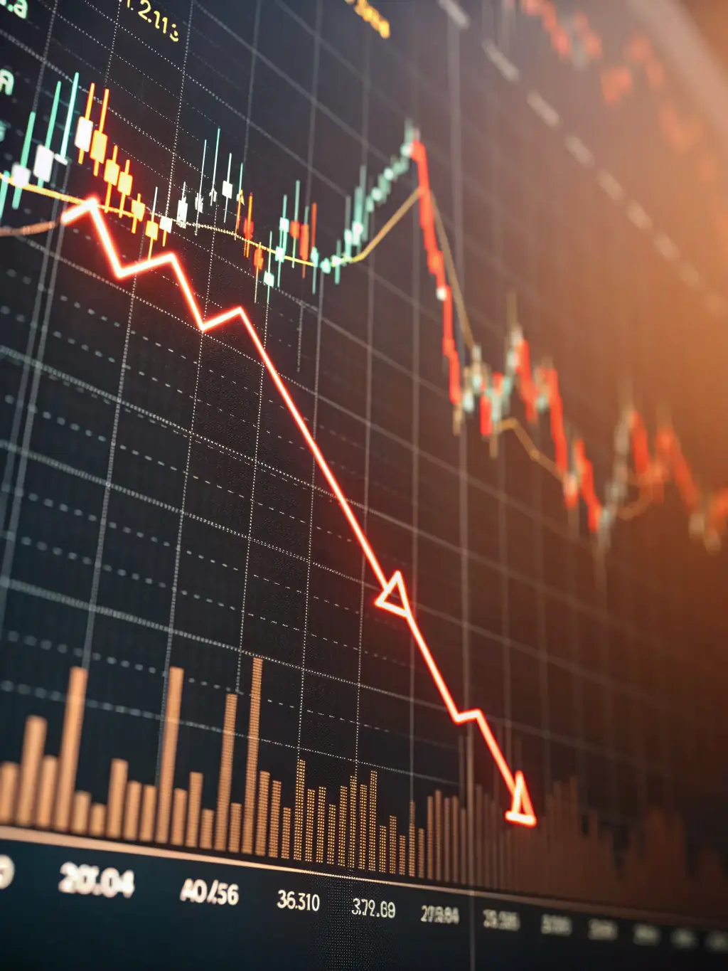 An image showing a graph with two lines: one representing risk trending downwards and another representing valuation trending upwards, illustrating the inverse relationship.